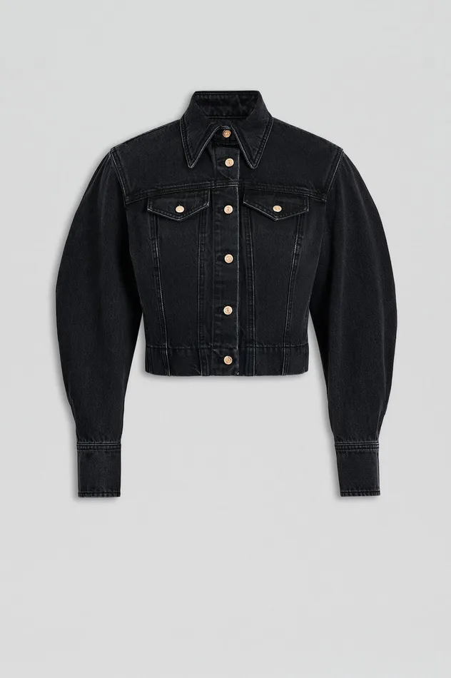 Jackets DENIM JACKET WASHEDBLACKG 8211 Scanlan Theodore Women Jackets DENIM JACKET WASHEDBLACKG 8211 Scanlan Theodore Women