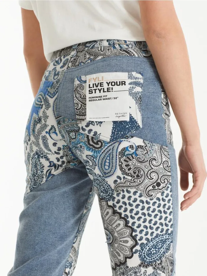 Jeans Damen Marc Cain 034Rethink Together034 Jeans FYLI Vintage Blue