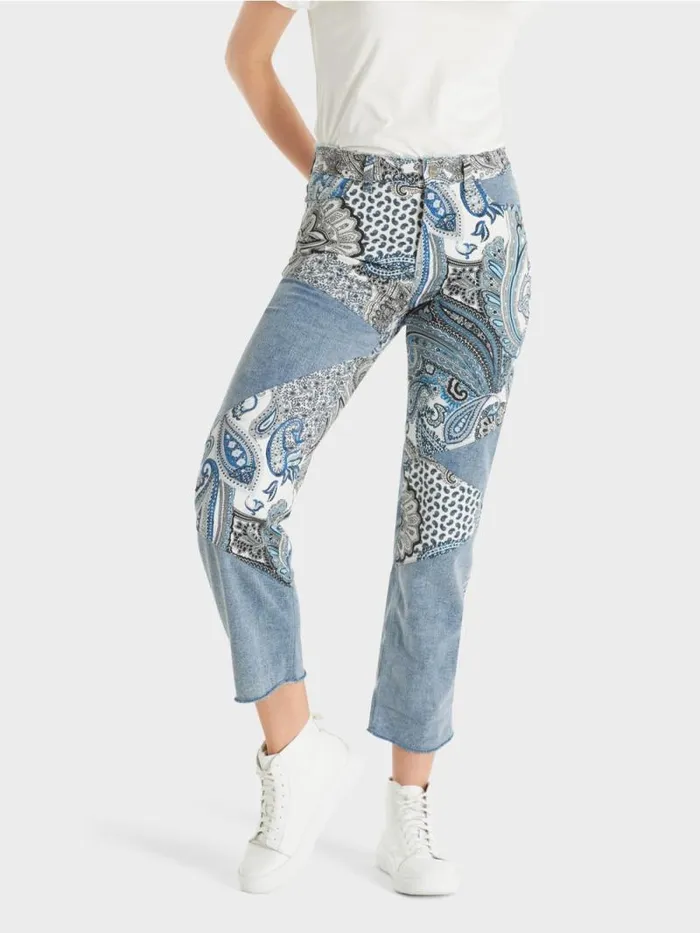 Jeans Damen Marc Cain 034Rethink Together034 Jeans FYLI Vintage Blue