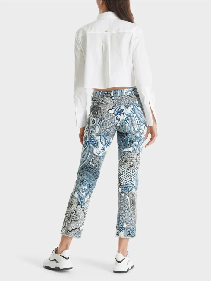 Jeans Damen Marc Cain 034Rethink Together034 Jeans SIKAR Vintage Blue