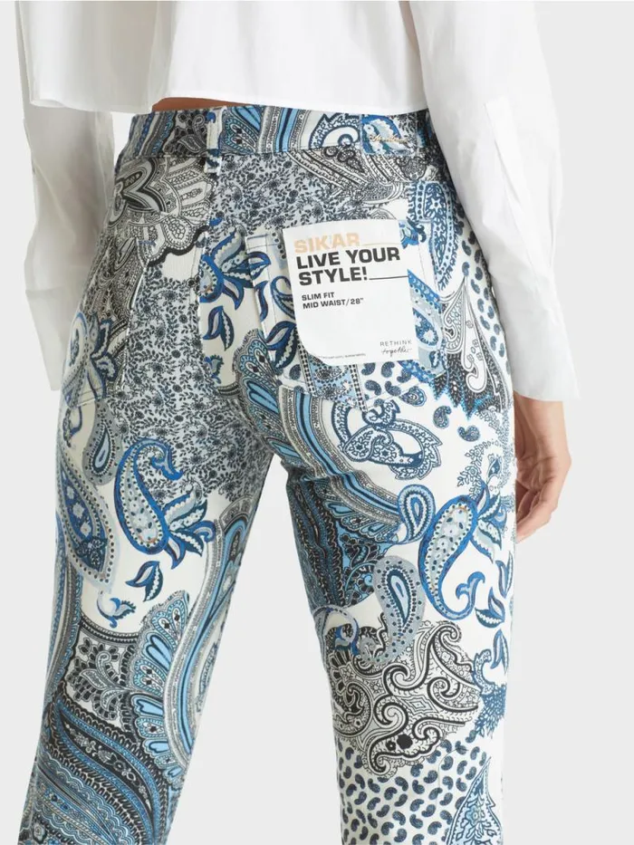 Jeans Damen Marc Cain 034Rethink Together034 Jeans SIKAR Vintage Blue