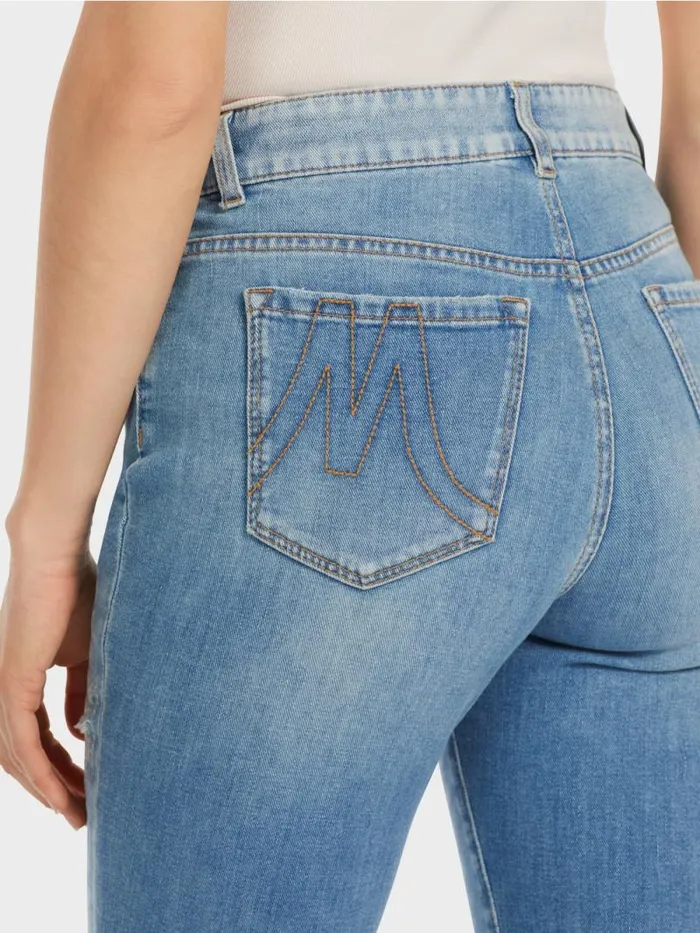 Jeans Damen Marc Cain FivePocket Jeans SILEA Mit Used Effekten Vintage Blue