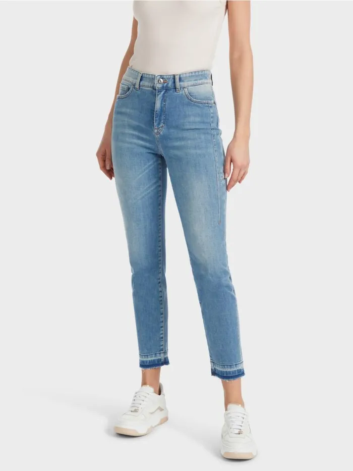 Jeans Damen Marc Cain FivePocket Jeans SILEA Mit Used Effekten Vintage Blue