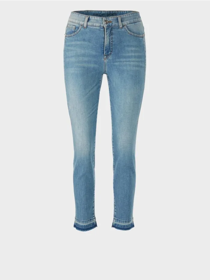 Jeans Damen Marc Cain FivePocket Jeans SILEA Mit Used Effekten Vintage Blue