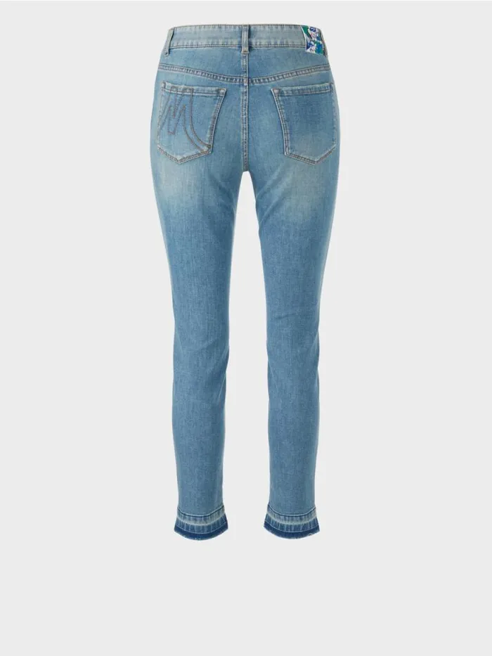 Jeans Damen Marc Cain FivePocket Jeans SILEA Mit Used Effekten Vintage Blue