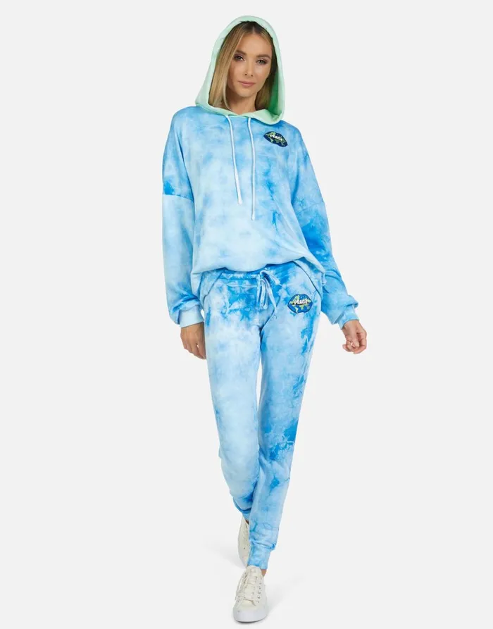 Jess World Peace Lips Blue Clouds Women039s Lauren Moshi Long Sweatpants