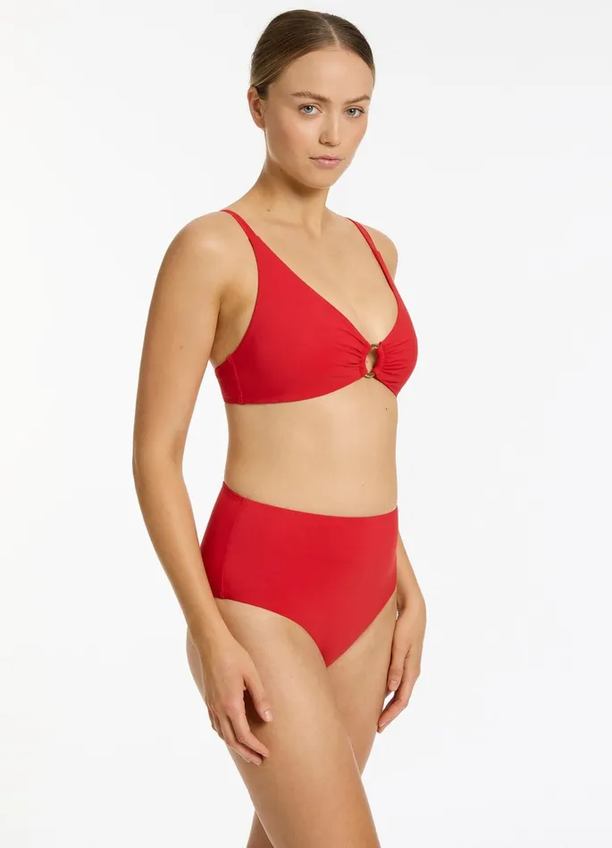 Jetset High Waisted Bikini Bottom Rosso Women JETS Australia High Waist Bikini Bottoms