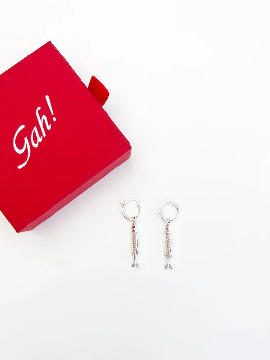 Jewelry Anchovy Earrings Silver 8211 Lisa Says Gah Women