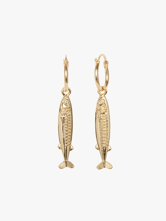 Jewelry Lisa Says Gah Women Anchovy Earrings Gold