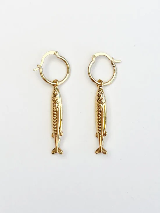 Jewelry Lisa Says Gah Women Anchovy Earrings Gold
