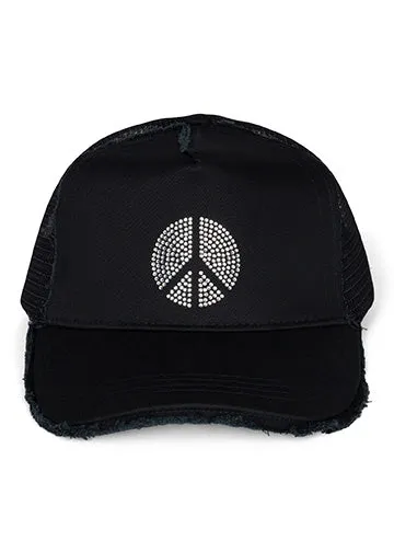 Jilly Crystal Peace Black Women039s Lauren Moshi Hats