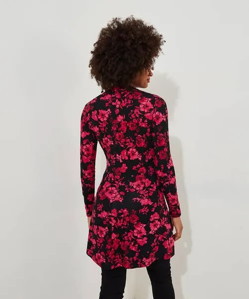 Joebrowns Button Detail Printed Jersey Tunic Top Black Apparel Tops Tunics and Blouses Joebrowns Button Detail Printed Jersey Tunic Top Black Apparel Tops Tunics and Blouses