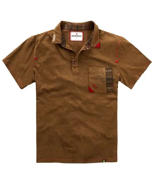 Joebrowns Casually Customised Polo Shirt Brown Apparel Polo Shirts Joebrowns Casually Customised Polo Shirt Brown Apparel Polo Shirts
