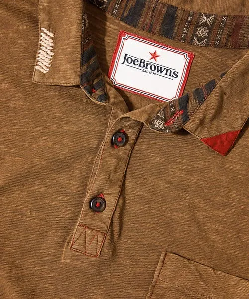 Joebrowns Casually Customised Polo Shirt Brown Apparel Polo Shirts Joebrowns Casually Customised Polo Shirt Brown Apparel Polo Shirts