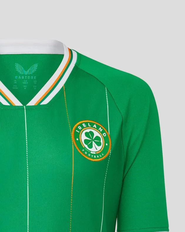 Junior Castore Junior Ireland Home Shirt 8211 Green