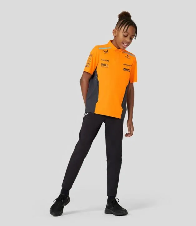 Junior Castore Junior McLaren Official Teamwear Polo Shirt Formula 1