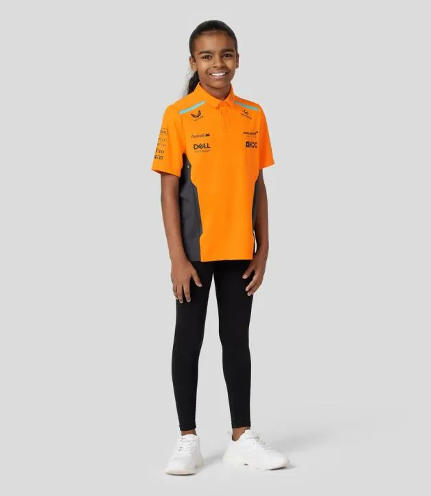 Junior Castore Junior McLaren Official Teamwear Polo Shirt Formula 1