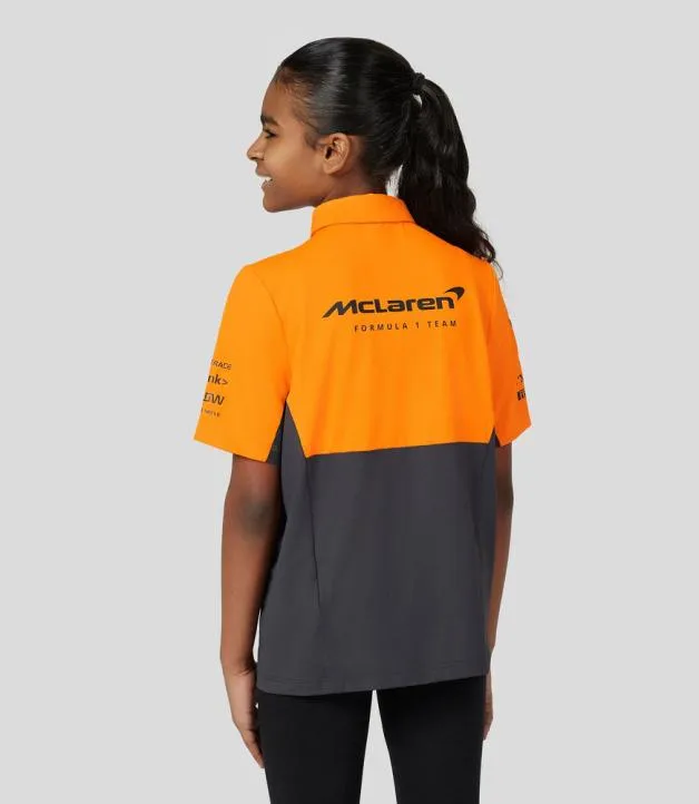 Junior Castore Junior McLaren Official Teamwear Polo Shirt Formula 1