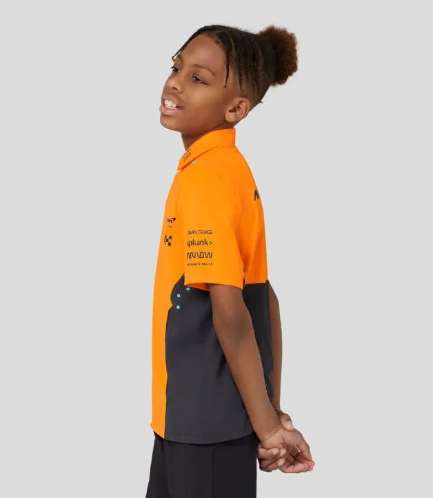 Junior Castore Junior McLaren Official Teamwear Polo Shirt Formula 1