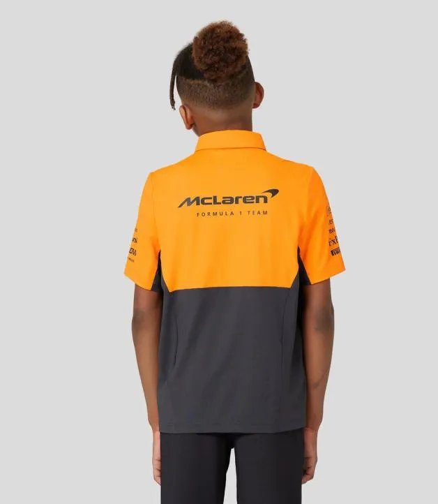 Junior Castore Junior McLaren Official Teamwear Polo Shirt Formula 1