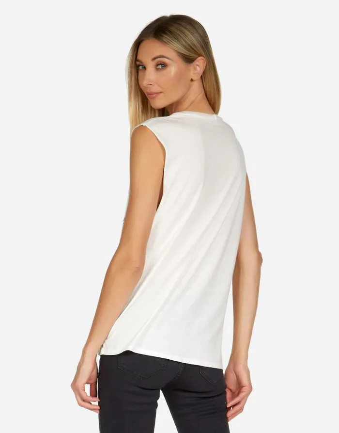 Kel Guns N039 Roses Milk Women039s Lauren Moshi Tanks