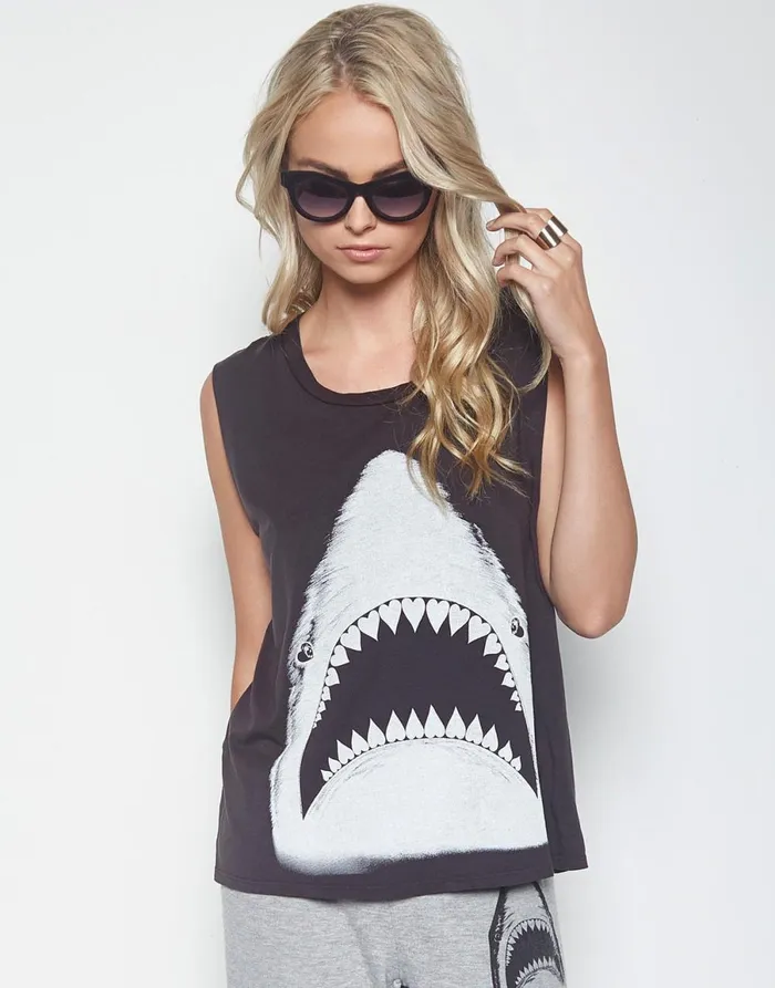 Kel Shark Onyx Women039s Lauren Moshi Tanks
