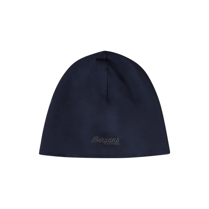 Kids Bergans Of Norway Beanies And Balaclava Youth Cotton Beanie Navy Blue