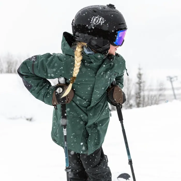 Kids Bergans Of Norway Insulated Jackets Knyken Insulated Youth Jacket Duke Green