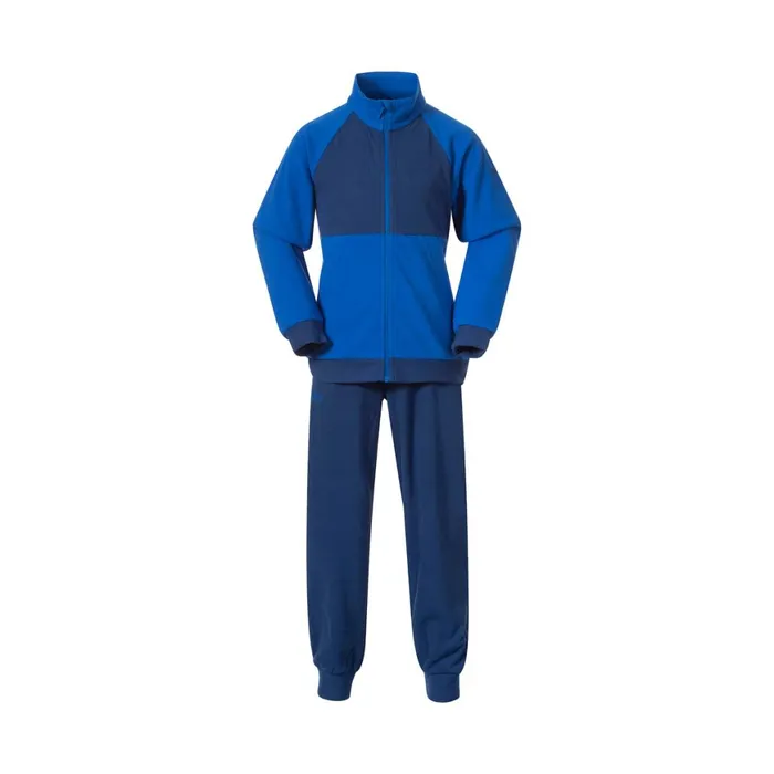 Kids Bergans Of Norway Midlayers Smdl V5 Longzip Set Space Blue Lazuli Blue