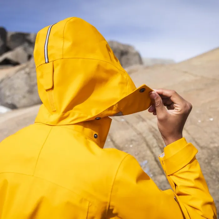 Kids Bergans Of Norway Shell Jackets Sjoa 3l Youth Jacket Cloudberry Yellow