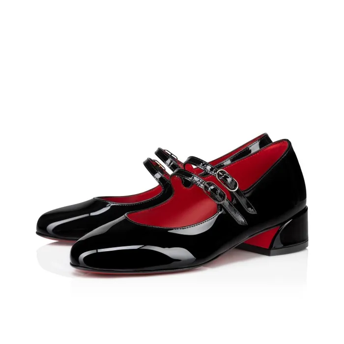 Kids Jane Fille Ballerinas 8211 Patent Calf Leather 8211 Black Christian Louboutin Ballerinas Kids Jane Fille Ballerinas 8211 Patent Calf Leather 8211 Black Christian Louboutin Ballerinas