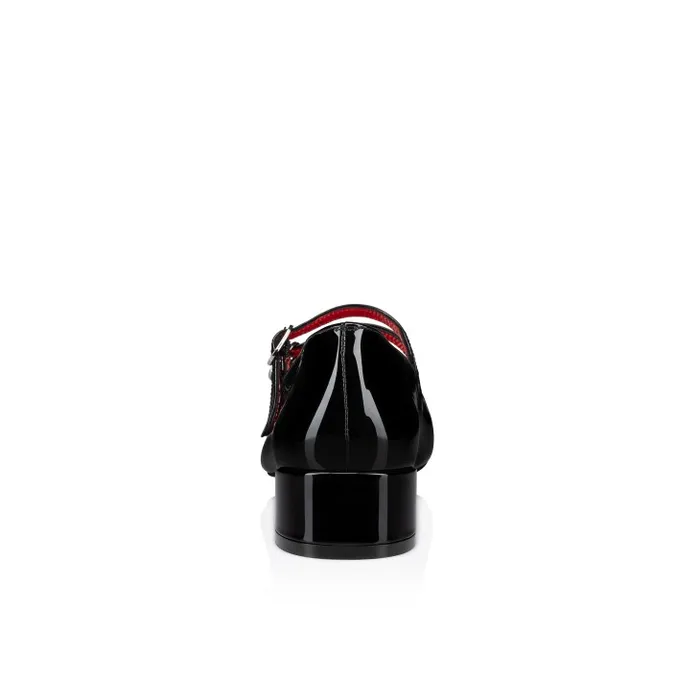 Kids Jane Fille Ballerinas 8211 Patent Calf Leather 8211 Black Christian Louboutin Ballerinas