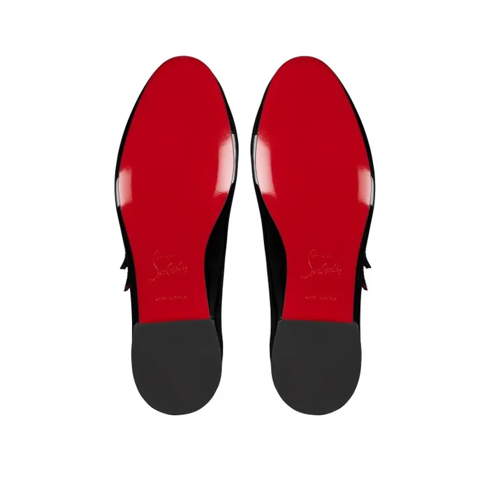 Kids Jane Fille Ballerinas 8211 Patent Calf Leather 8211 Black Christian Louboutin Ballerinas