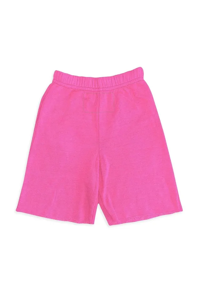 Kids Kids Collection Aviator Nation AVIATOR NATION KIDS SWEATSHORTS 8211 NEON PINK