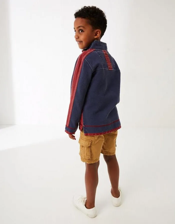 KidsMen FatFace Sweatshirts and Hoodies Mini US Airlie Sweatshirt Navy