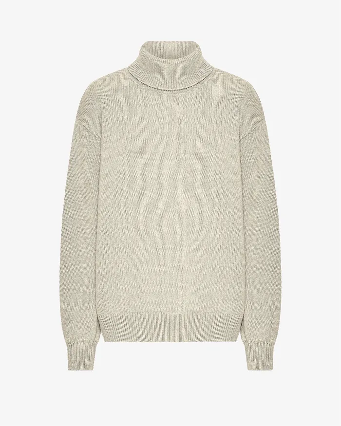 Knit Sweaters Women Merino Wool Turtleneck 8211 Ivory White Colorfulstandard