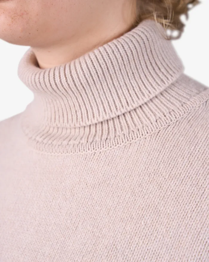 Knit Sweaters Women Merino Wool Turtleneck 8211 Ivory White Colorfulstandard