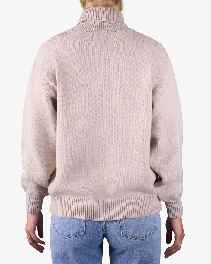 Knit Sweaters Women Merino Wool Turtleneck 8211 Ivory White Colorfulstandard