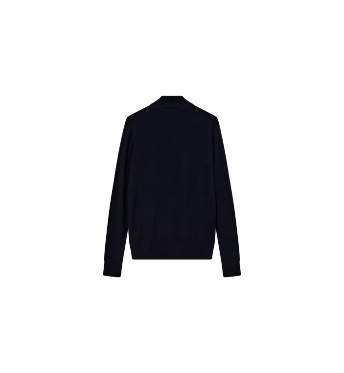 Knits Men MOS MOSH MMGAdam Soft Zip Turtle Neck Knit Navy Knits Men MOS MOSH MMGAdam Soft Zip Turtle Neck Knit Navy