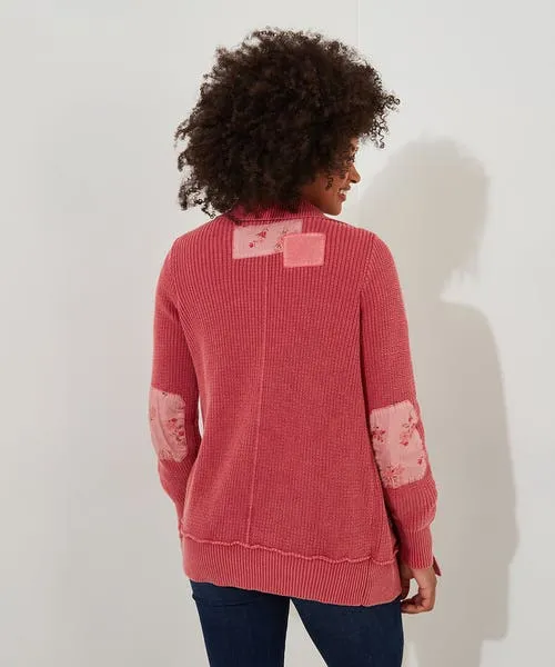 Knitwear and Cardigans Apparel Joebrowns Perfect Patchwork Cardigan Pink