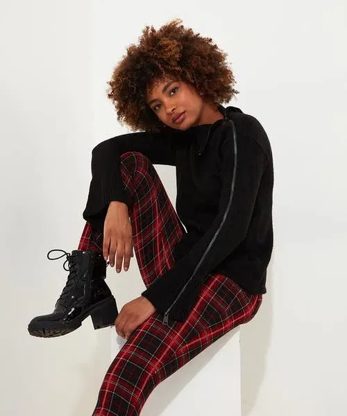 Knitwear and Cardigans Joebrowns Apparel Roxie Zip Jumper Black