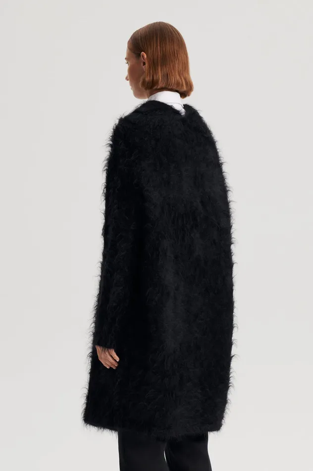 Knitwear BRUSHED MOHAIR CARDIGAN 3 BLACK Scanlan Theodore Women Knitwear BRUSHED MOHAIR CARDIGAN 3 BLACK Scanlan Theodore Women