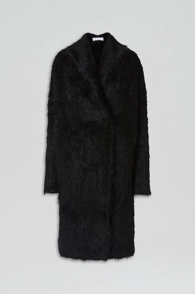 Knitwear BRUSHED MOHAIR CARDIGAN 3 BLACK Scanlan Theodore Women Knitwear BRUSHED MOHAIR CARDIGAN 3 BLACK Scanlan Theodore Women