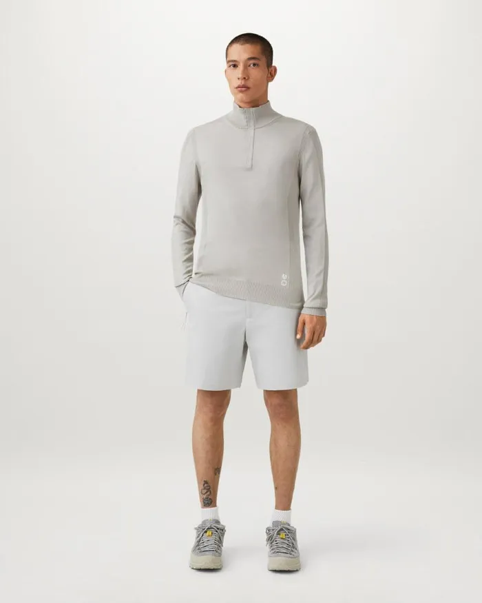 Knitwear Men Belstaff Challenger Quarter Zip Knit Harbour Grey Knitwear Men Belstaff Challenger Quarter Zip Knit Harbour Grey