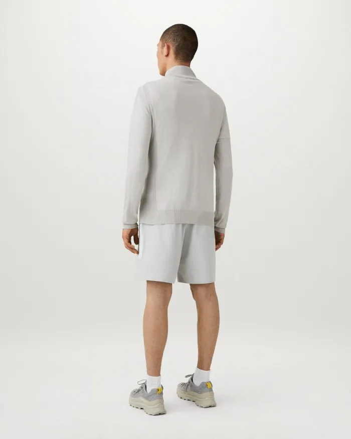 Knitwear Men Belstaff Challenger Quarter Zip Knit Harbour Grey Knitwear Men Belstaff Challenger Quarter Zip Knit Harbour Grey