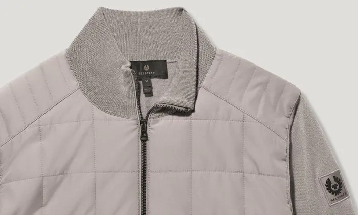 Knitwear Men Belstaff Kelbrook Zip Cardigan Pumice