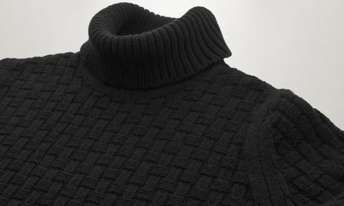 Knitwear Men Belstaff Steerage Roll Neck Jumper Black Knitwear Men Belstaff Steerage Roll Neck Jumper Black