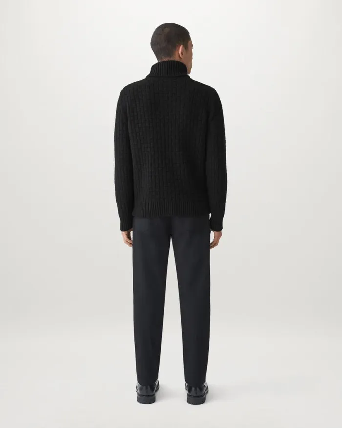 Knitwear Men Belstaff Steerage Roll Neck Jumper Black Knitwear Men Belstaff Steerage Roll Neck Jumper Black