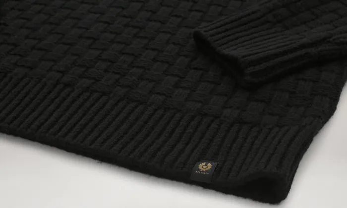 Knitwear Men Belstaff Steerage Roll Neck Jumper Black Knitwear Men Belstaff Steerage Roll Neck Jumper Black