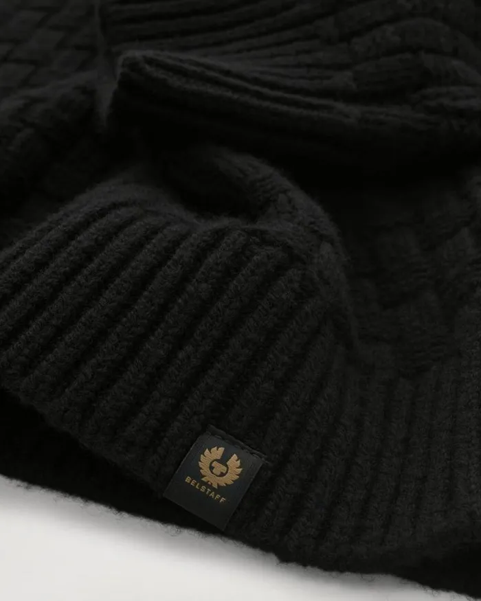 Knitwear Men Belstaff Steerage Roll Neck Jumper Black Knitwear Men Belstaff Steerage Roll Neck Jumper Black